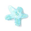 Starfish Shaped Pearlescent Hair Clamp - Assorted - 7.5cm