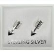Sterling Silver Arrow Design Studs - 12mm