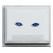 Sterling Silver Evil Eye Ear Studs