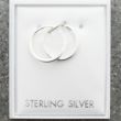 Sterling Silver Hoops - (12mm)