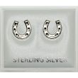 Sterling Silver Horseshoe Studs - (5mm) 