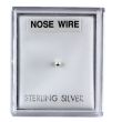 Sterling Ball Design Nose Wire - 1mm