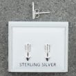 Sterling Silver Arrow Design Studs - 12mm
