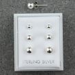 Sterling Silver Ball Studs - Assorted Sizes