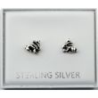 Sterling Silver Cute Bunny Ear Studs 3mm