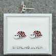 Sterling Silver Ladybird Design Studs - 10mm