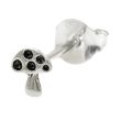 Sterling Silver Mushroom Stud – 6mm