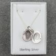 Sterling Silver Photo Locket Pendant Necklace (8mm)
