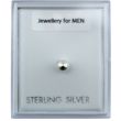 Sterling Silver Plain Ball Ear Stud – 4mm