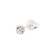 Sterling Silver Round Clear Cubic Zirconia Stud Earrings (6mm)