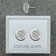 Sterling Silver Runnig Horse Design Studs - 10mm