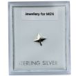 Sterling Silver Written in the Stars 4-Pointed Star Ear Stud – 7mm