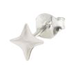 Sterling Silver Written in the Stars 4-Pointed Star Ear Stud – 7mm
