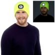 Storm Ridge Beanie Hat with Integrated LED Lamp - Neon Yellow