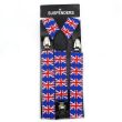 Suspender Braces Union Jack Print