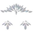 Teardrop Adhesive Face Jewels - Glow in the Dark