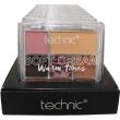 Technic Cream Eyeshadow Palette - Warm Brown 