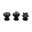 Three Wise Witchy Black Spell Cats - 8.5cm