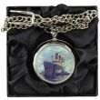 Wholesale silver pocket watch with chain 
