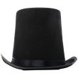 Top Hat for Adults - Black - 20cm