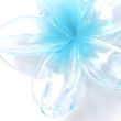 Transparent Hibiscus Flower Shaped Hair Clamps - Assorted - 8cm
