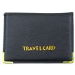 Travel Card Holder with Gold Text - Assorted