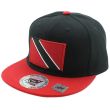 Trinidad & Tobago Flag Snap Back - Black & Red