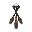 Triple Broomstick Witchcraft Tealight Holder - 20.5cm