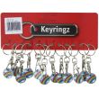 Trolley Coin Rainbow Keyring 