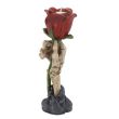 Wholesale Eternal Flame Romantic Skeleton Hand Tealight Holder - 20.5cm