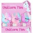 Unicorn Handheld Squeeze Fan – Assorted