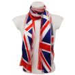 Union Jack Design Satin Scarf