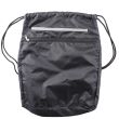Wholesale Unisex Black Drawstring Bag 
