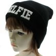 Unisex Selfie Beanie Hat - Black