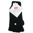 Unisex Knitted 3M Thinsulate Insulation Fingerless Gloves - Black