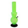 Wholesale Acrylic Waterpipe (12.5 inch)- Neon Green