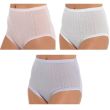 Ladies Pastel Pointelle Brief (Pack of 3) - Assorted