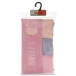 Ladies Ribbed Pastel Mama Briefs (Pack of 3) - Assorted
