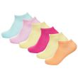 Ladies Plain Pastel Trainer Socks  (3 Pack) - Assorted