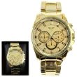 Wholesale Men's NY London Metal Bracelet Watch - Gold