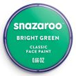 Snazaroo Classic Face Paint 18ml - Bright Green 