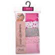 Ladies Ditsy Print High Leg Briefs (Pack of 5) - Assorted