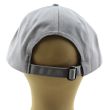 Adults 6 Panel Adjustable Metal Buckle Baseball Cap - Grey