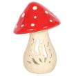 Ceramic Mushroom Tealight Candle Holder - 14.9cm