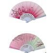 Spring Blossom Design Folding Hand Fans - Assorted 