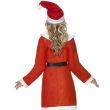 Miss Santa Costume with Dress, Belt & Hat - Large