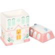 Town House Shaped Oil Burner & Wax Warmer – Pastel Design