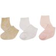 Cotton Blend Baby Girls Socks in Plain Colour (3-Pack)