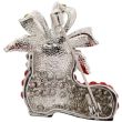 Christmas Ice Skate Brooch with Festive Detailing – (4x4cm)