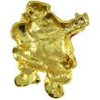 Santa Claus Stocking Brooch with Festive Detailing – (6x5cm)